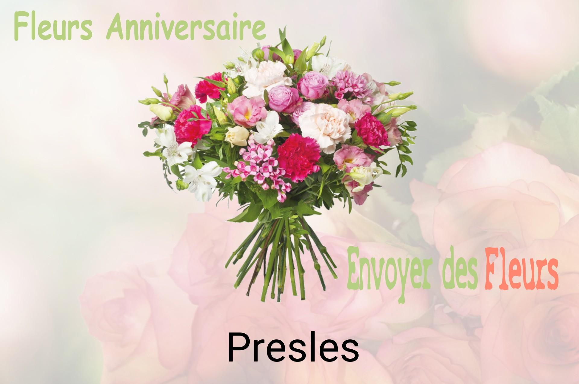 Bouquet de fleurs d’anniversaire livré à Presles