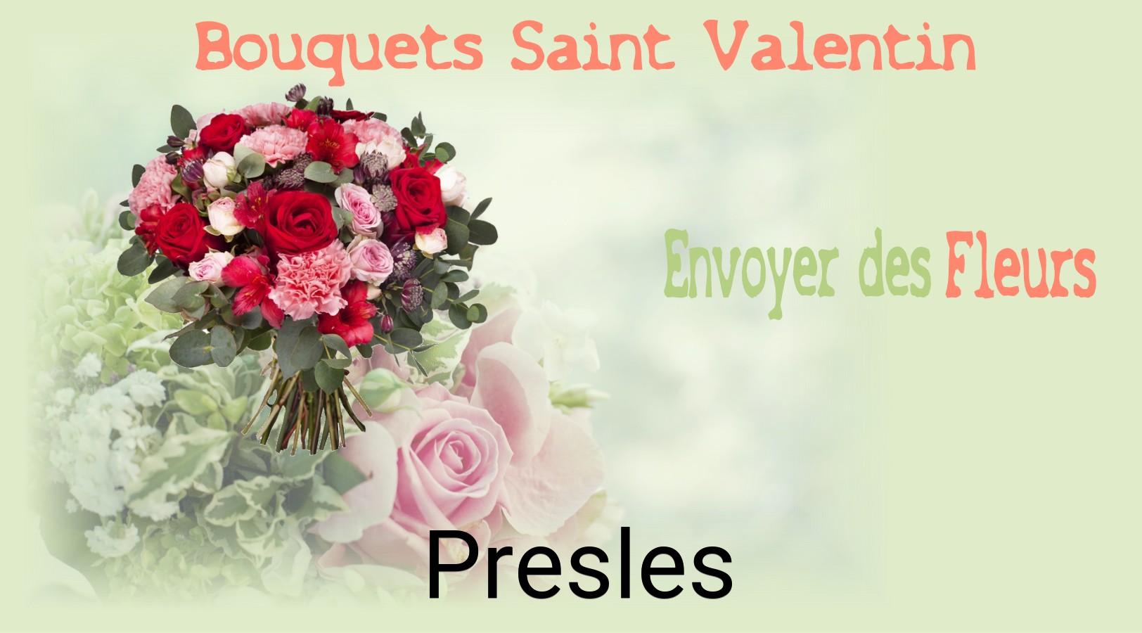 Roses de Saint-Valentin livrées à Presles